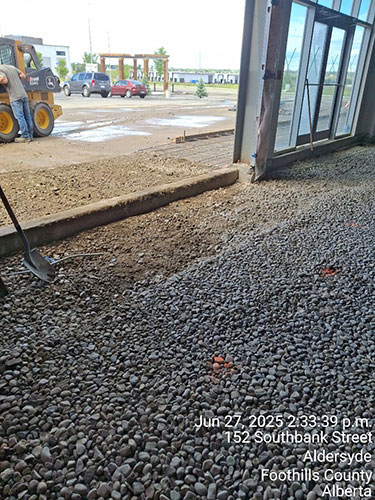 Image 4 - 2Sons Excavating provides grading services such as slab prep.